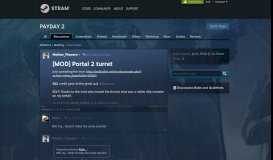 
							         [MOD] Portal 2 turret :: PAYDAY 2 Modding - Steam Community								  
							    