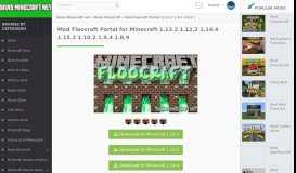 
							         Mod portal Floocraft for Minecraft 1.10.2 1.9.4 1.8.9 - Skins-Minecraft.net								  
							    