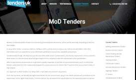 
							         MoD Tenders - Tenders-UK								  
							    