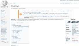
							         ModCloth - Wikipedia								  
							    