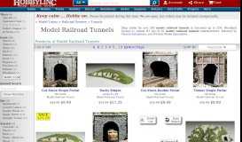 
							         Model Railroad Tunnels - Hobbylinc								  
							    