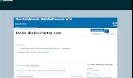 
							         Modellbahn-Portal.com | Maerklinfriends MärklinFreunde Wiki ...								  
							    