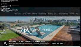 
							         Modera Howell. Brand New Apartments in Dallas, Texas.								  
							    
