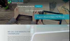 
							         Modern Website Design | Titan Web Marketing								  
							    
