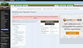 
							         Modifikation/Twilight Forest – Das offizielle Minecraft Wiki								  
							    