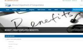 
							         MoDOT / MSHP Employee Benefits | Missouri Department of ...								  
							    