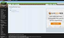 
							         Mods/Portal Gun – Official Minecraft Wiki								  
							    