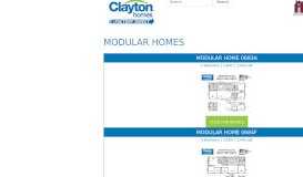 
							         Modular Homes - Clayton Homes Factory Direct								  
							    