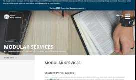 
							         Modular Services | Moody Theological Seminary								  
							    
