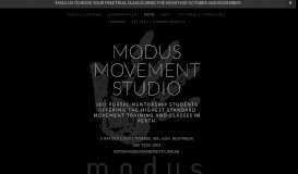 
							         Modus Movement								  
							    
