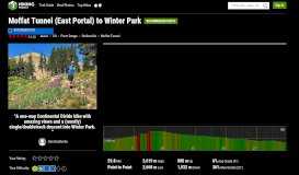 
							         Moffat Tunnel (East Portal) to Winter Park Hiking Trail, Winter Park ...								  
							    