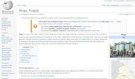 
							         Moga, Punjab - Wikipedia								  
							    