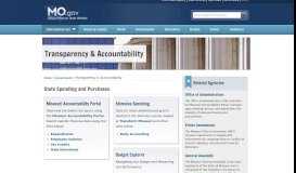 
							         MO.gov Transparency & Accountability - MO.gov								  
							    