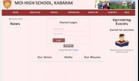 
							         Moi High School, Kabarak. - Schools Web Portal								  
							    