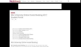 
							         Moi University Online Hostel Booking 2017 Student Portal » Nabiswa ...								  
							    