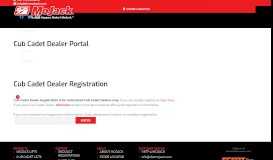 
							         MoJack | CUB CADET DEALER PORTAL - MOJACK DISTRIBUTORS								  
							    