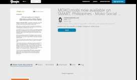 
							         MOKO.mobi now available on SMART, Philippines - Moko ...								  
							    