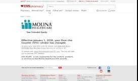 
							         Molina Health Care - Choose Your Plan To Get Started - CVS ...								  
							    