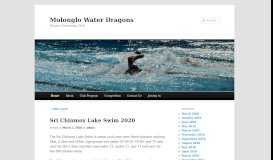 
							         Molonglo Water Dragons | Masters Swimming Club								  
							    