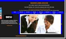 
							         Mommy Jobs Online (Work-At-Home Jobs) - FAQ's - Facts, Questions ...								  
							    