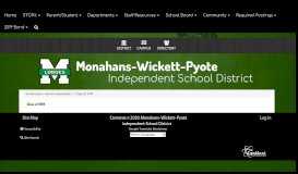 
							         Monahans-Wickett-Pyote Independent School District - Class of 1919								  
							    