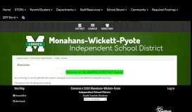 
							         Monahans-Wickett-Pyote Independent School District - Guest_Access								  
							    