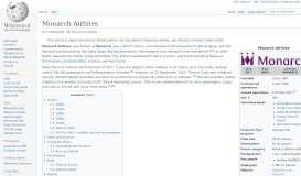 
							         Monarch Airlines - Wikipedia								  
							    