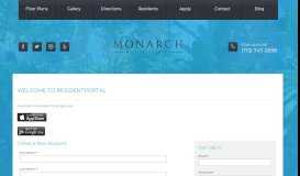 
							         Monarch Medical Center Resident Portal								  
							    