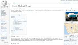 
							         Monash Medical Centre - Wikipedia								  
							    