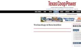 
							         Money Flowing to Texas - Texas Co-op Power								  
							    