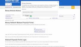 
							         Money Network Walmart Pay Stub Portal Login | Walmart Paystub Portal								  
							    