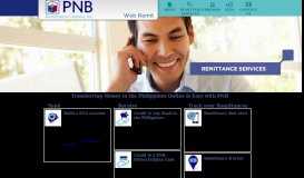 
							         Money Remittance Services Online | Transfer ... - PNB Web Remit								  
							    