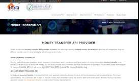 
							         Money Transfer API Provider in India | Low Cost API | 50% Off - HTSM								  
							    