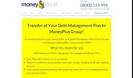 
							         Money Village | Debt Management, Help & Advice								  
							    