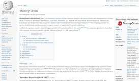 
							         MoneyGram - Wikipedia								  
							    