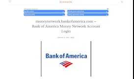 
							         moneynetwork.bankofamerica.com - Bank of America Money ...								  
							    