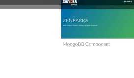 
							         MongoDB Component ZenPack | Zenoss								  
							    