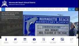
							         Monmouth Beach School District / Home								  
							    