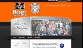 
							         Monroe Academy								  
							    