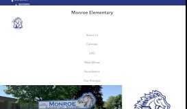 
							         Monroe Elementary: Home								  
							    