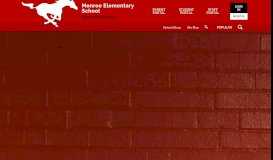 
							         Monroe Elementary School / Homepage								  
							    