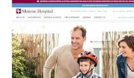 
							         Monroe Hospital | Bloomington Healthcare								  
							    
