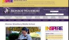 
							         Monroe-Woodbury Middle School | Monroe-Woodbury Central School ...								  
							    