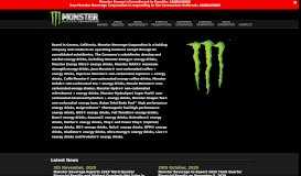 
							         Monster Beverage Corporation								  
							    