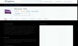 
							         Monster TMS Reviews and Pricing - 2019 - Capterra								  
							    
