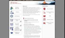
							         Montana Comprehensive Assessment Program Portal								  
							    