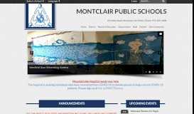 
							         Montclair Public Schools: Home								  
							    