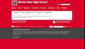 
							         Monte Vista High School: Quick Links for Parents								  
							    