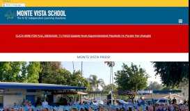 
							         Monte Vista: Home Page - Simi Valley Unified School District								  
							    