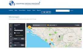 
							         Montenegro – Mapping Media Freedom								  
							    